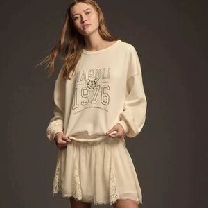 Anthropologie Twofer Sweatshirt dress retail $148 size M